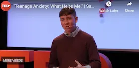 Still of TEDxYouth video